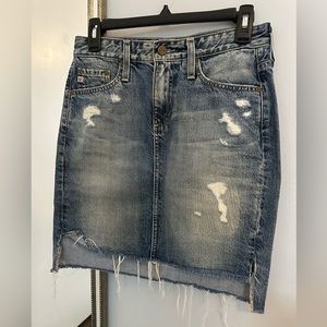 Ag-ed vintage denim skirt